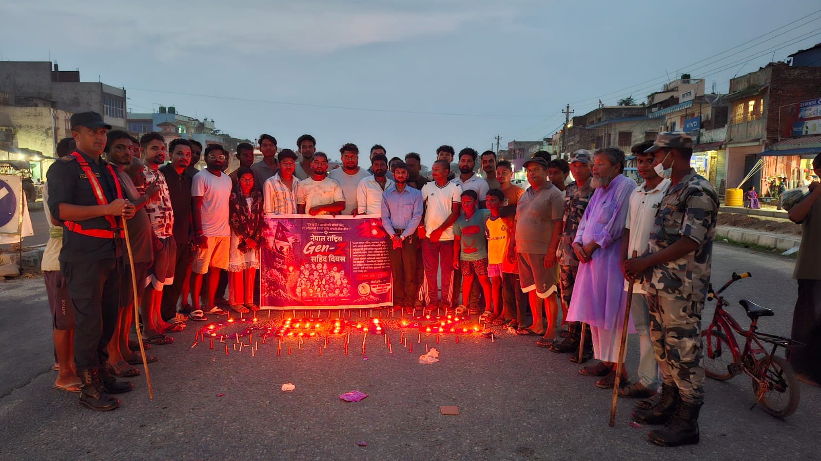 खडकमा युवाहरूको दीप प्रज्वलनसहित श्रद्धाञ्जली, वीर शहीदप्रति भावपूर्ण सम्मान