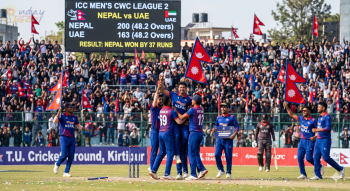 युएईविरुद्धको खेलमा नेपालको जित